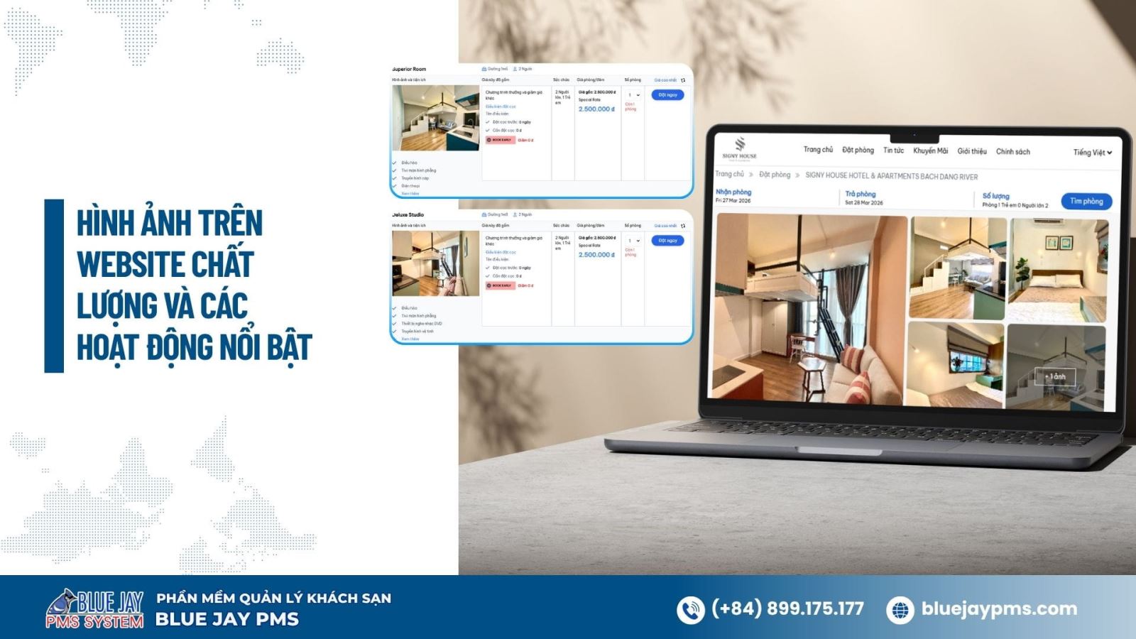 cách tăng đặt phòng qua website